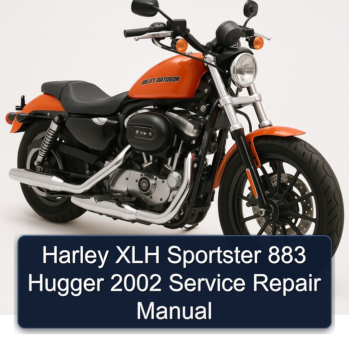 Harley XLH Sportster 883 Hugger 2002 Manual de servicio y reparación