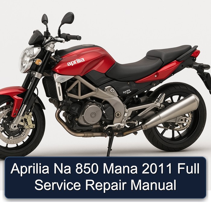 Aprilia Na 850 Mana 2011 Full Manual de servicio y reparación