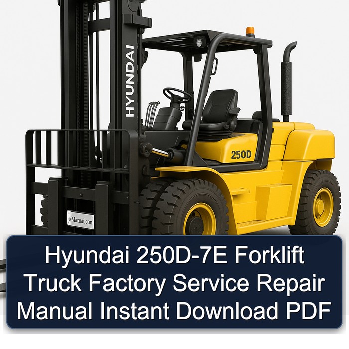 Hyundai 250D-7E Gabelstapler Werkstatthandbuch PDF