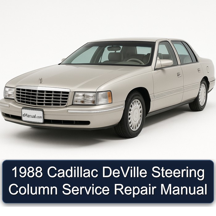 1988 Cadillac DeVille Steering Column Manual de servicio y reparación