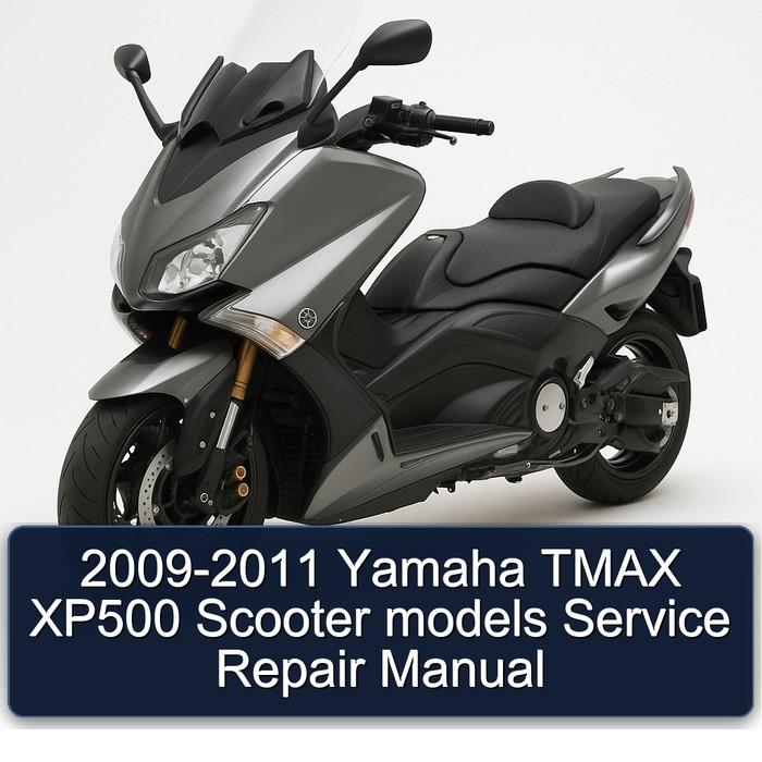 2009-2011 Yamaha TMAX XP500 Scooter models Manual de servicio y reparación