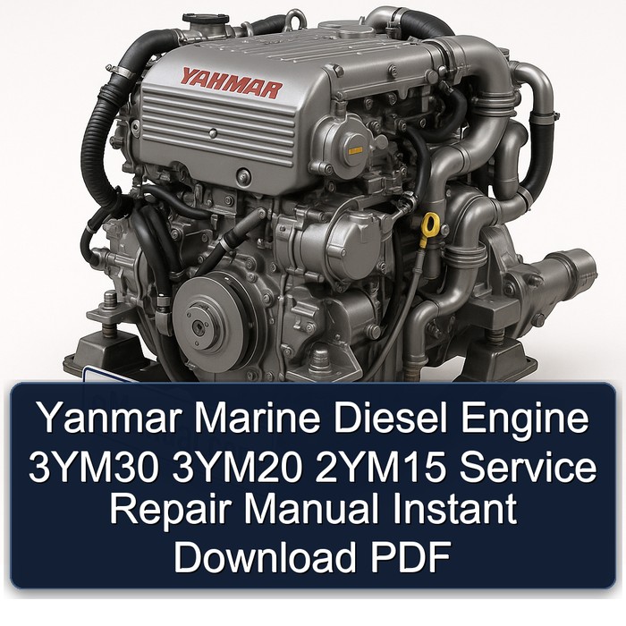 Yanmar Marine Diesel Engine 3YM30 3YM20 2YM15 Service Repair Manual Instant Download PDF