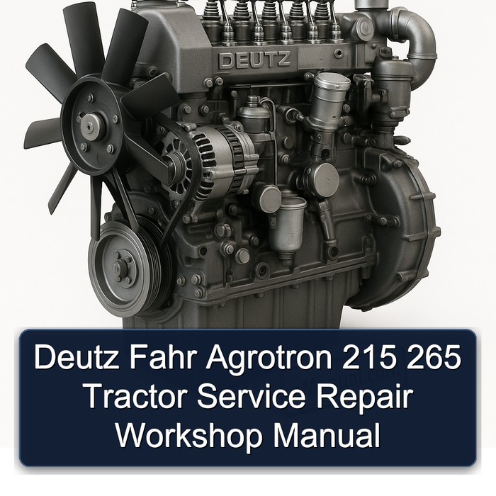 Manual de Reparación y Servicio del Tractor Deutz-Fahr Agrotron 215/265