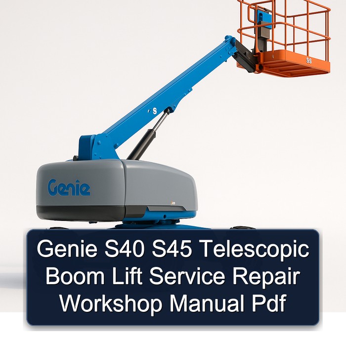 Genie S40 S45 Telescopic Boom Lift Service Repair Workshop Manual Pdf