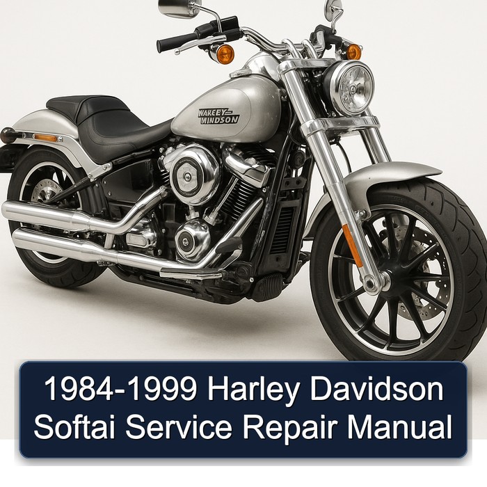 1984-1999 Harley Davidson Softai Manual de servicio y reparación