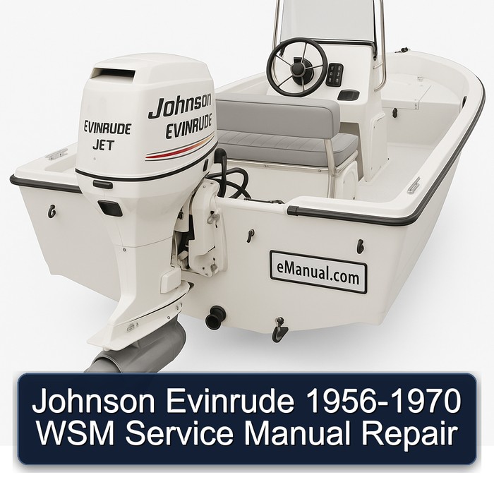 Johnson Evinrude 1956-1970 WSM Service Manual Repair