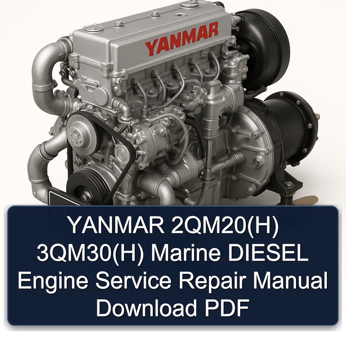 YANMAR 2QM20(H) 3QM30(H) Marine DIESEL Engine Manual de servicio y reparación Download PDF