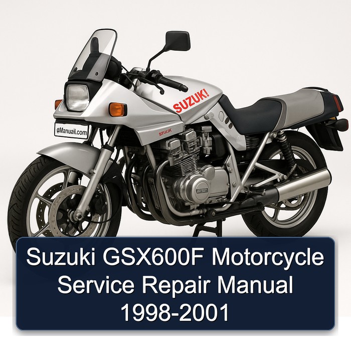 Suzuki GSX600F Motorcycle Manual de servicio y reparación 1998-2001
