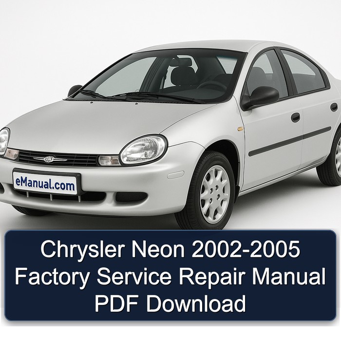 Chrysler Neon 2002-2005 Factory Manual de servicio y reparación PDF Download