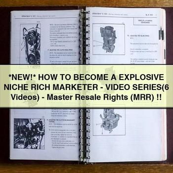 How to Become a Explosive Niche Rich Marketer-Video Series(6 Videos)-Master Resale Rights (Mrr) PDF Download