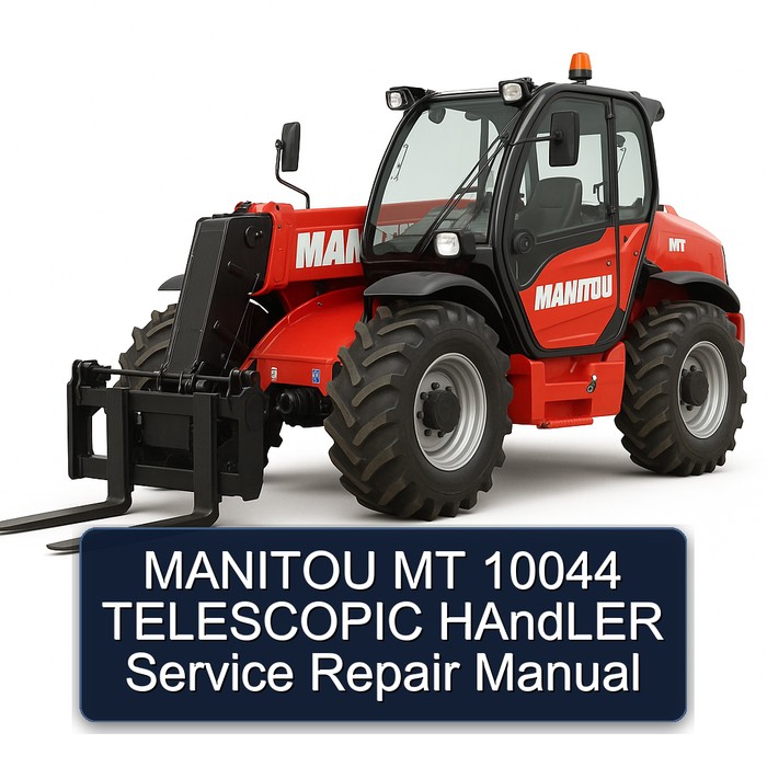Manitou Mt 10044 Telescopic Handler Workshop Service Repair Manual PDF Download
