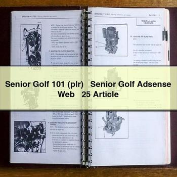 Senior Golf 101 (Plr) + Senior Golf Adsense Web + 25 Article PDF Download