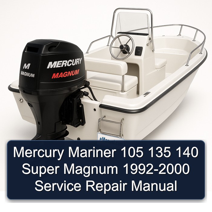 Mercury Mariner 105 135 140 Super Magnum 1992-2000 Manual de servicio y reparación