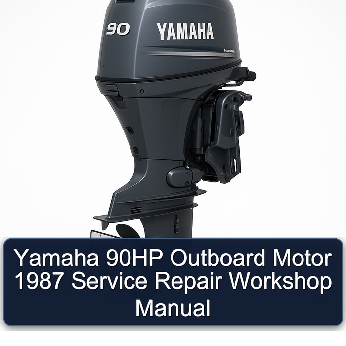 Yamaha 90HP Outboard Motor 1987 Service Repair Workshop Manual