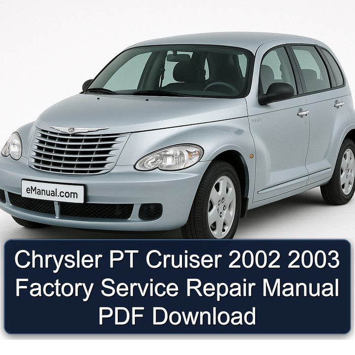 Chrysler PT Cruiser 2002 2003 Factory Manual de servicio y reparación PDF Download