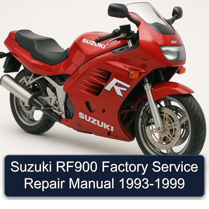 Suzuki RF900 Factory Manual de servicio y reparación 1993-1999