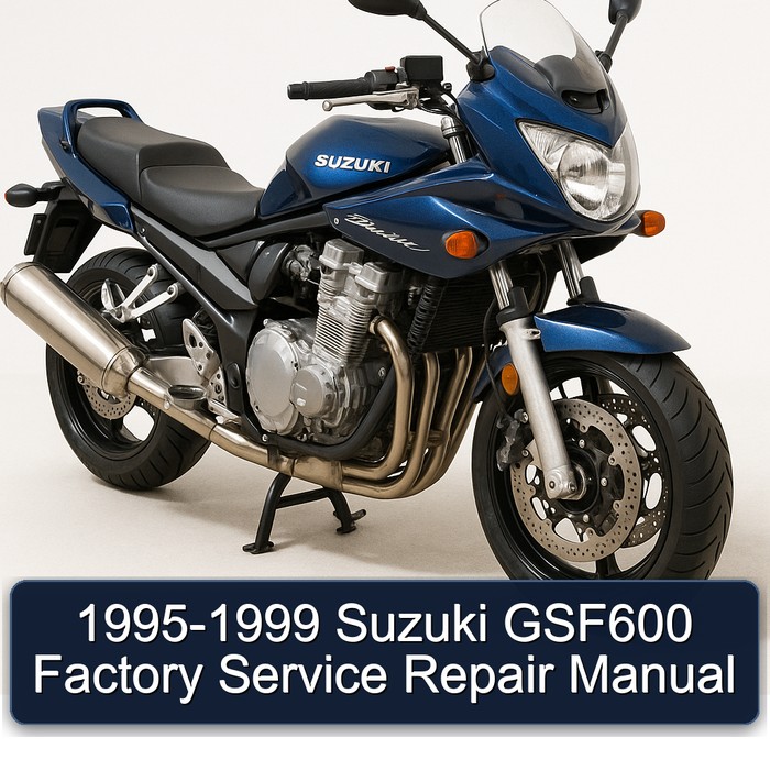 1995-1999 Suzuki GSF600 Factory Manual de servicio y reparación