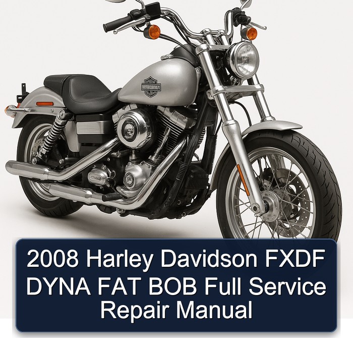 2008 Harley Davidson FXDF DYNA FAT BOB Full Manual de servicio y reparación