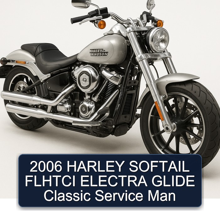2006 HARLEY SOFTAIL FLHTCI ELECTRA GLIDE Classic Service Man