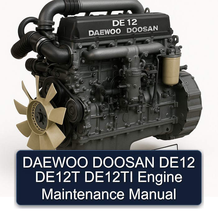 DAEWOO DOOSAN DE12 DE12T DE12TI Engine Maintenance Manual 