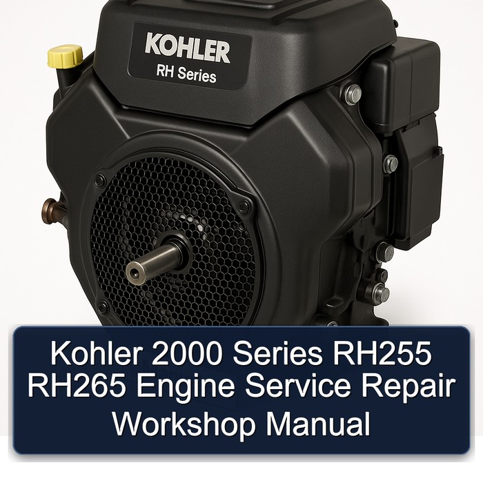 Manual de Reparación y Servicio del Motor Kohler Serie 2000 RH255 RH265