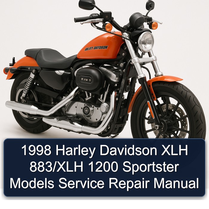 1998 Harley Davidson XLH 883/XLH 1200 Sportster Models Manual de servicio y reparación