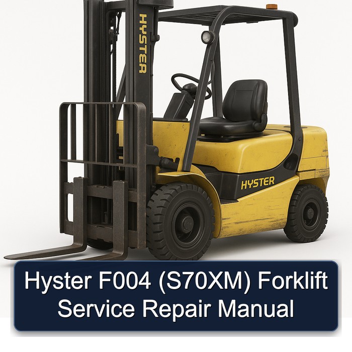 Manual de Servicio y Reparación de la Carretilla Elevadora Hyster F004 (S70XM)