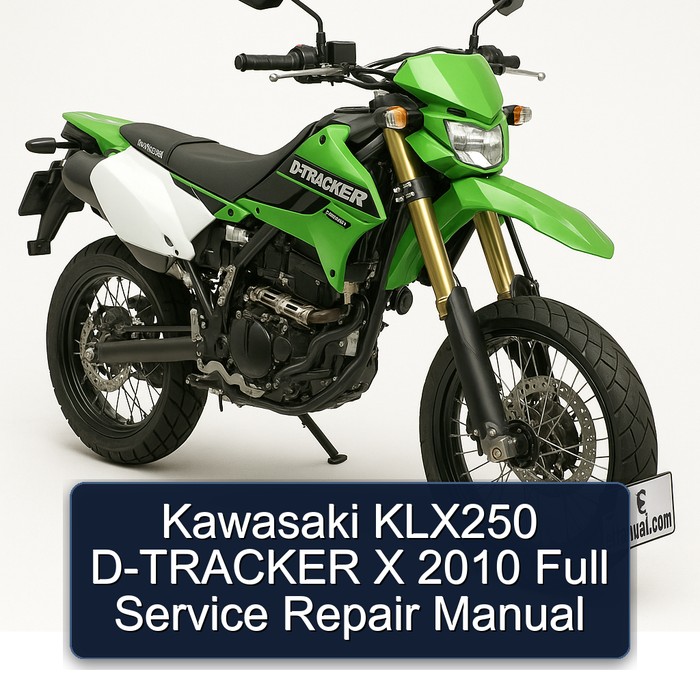 Kawasaki KLX250 D-TRACKER X 2010 Full Manual de servicio y reparación