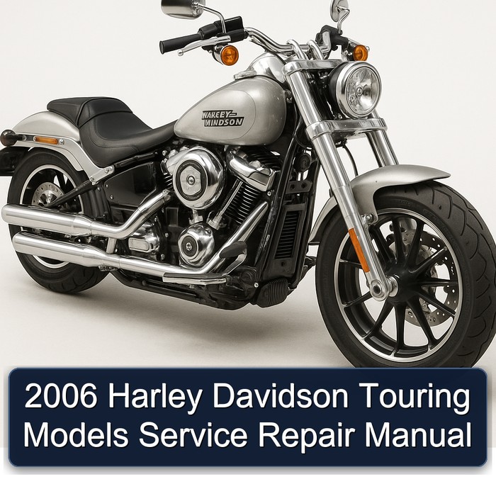 2006 Harley Davidson Touring Models Manual de servicio y reparación