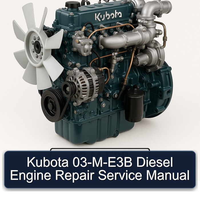 Kubota 03-M-E3B Diesel Engine Repair Service Manual 