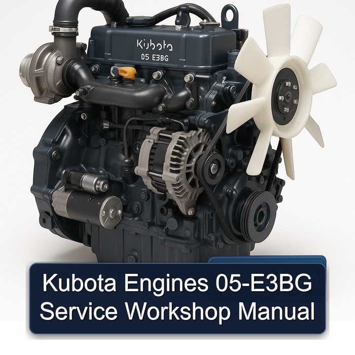 Kubota Engines 05-E3BG Service Workshop Manual 