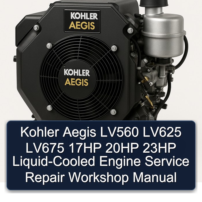 Manual de Servicio y Reparación de Motores Kohler Aegis LV560, LV625, LV675 (17HP, 20HP, 23HP) Enfriados por Líquido