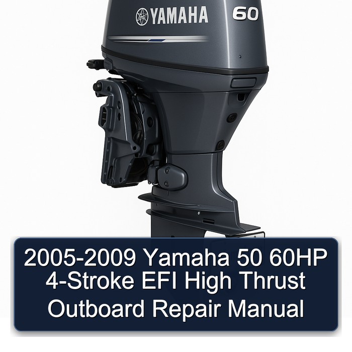 2005-2009 Yamaha 50 60HP 4-Stroke EFI High Thrust Outboard Repair Manual