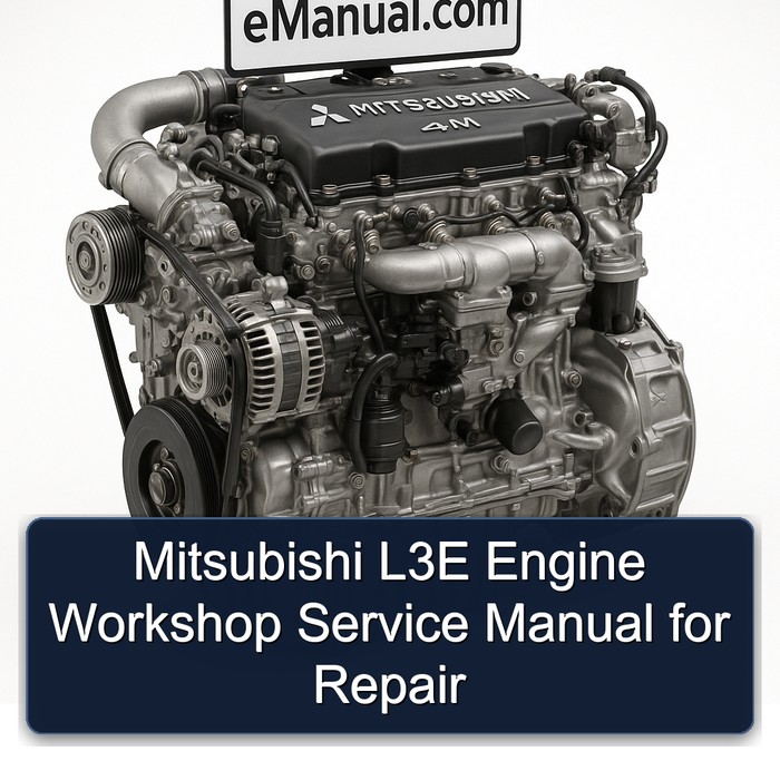 Mitsubishi L3E Engine Workshop Service Manual for Repair 