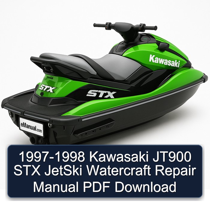 1997-1998 Kawasaki JT900 STX JetSki Watercraft Repair Manual PDF Download