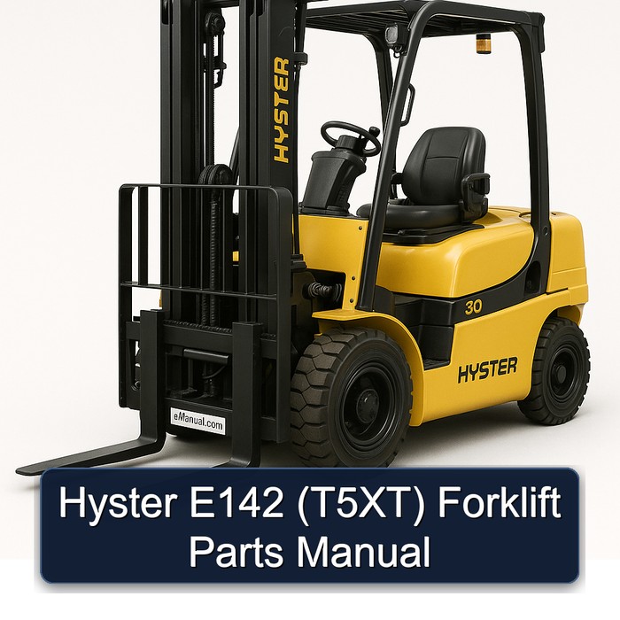 Manual de Partes para Montacargas Hyster E142 (T5XT)