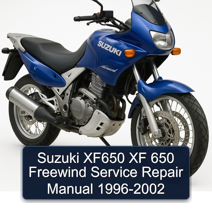 Suzuki XF650 XF 650 Freewind Manual de servicio y reparación 1996-2002