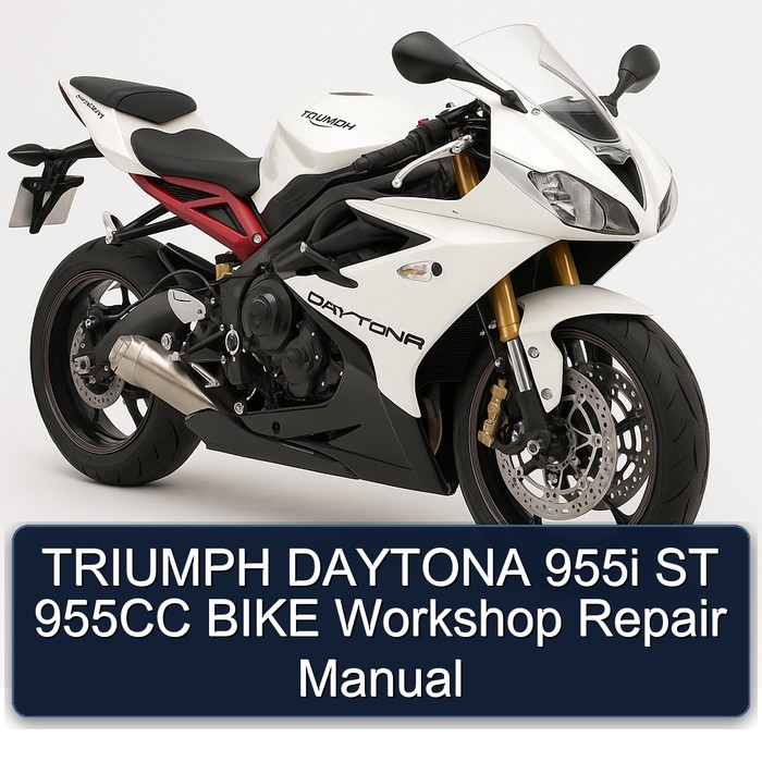 TRIUMPH DAYTONA 955i ST 955CC BIKE Workshop Repair Manual
