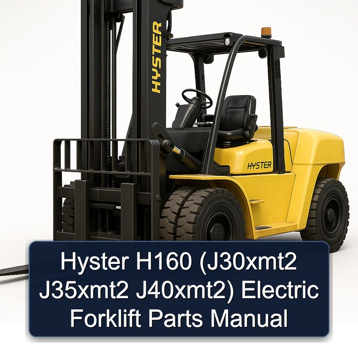 Hyster H160 (J30xmt2 J35xmt2 J40xmt2) Elektro-Gabelstapler Teilehandbuch