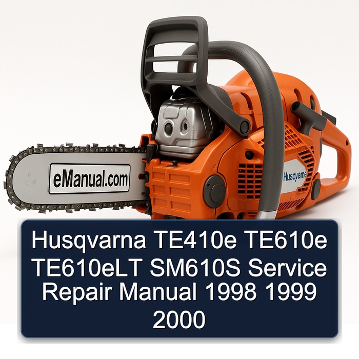 Husqvarna TE410e TE610e TE610eLT SM610S Service Repair Manual 1998 1999 2000