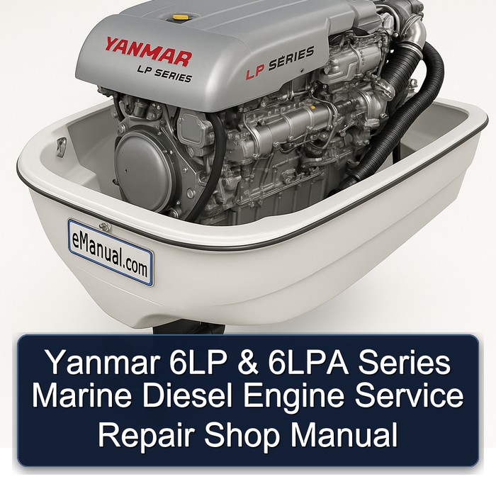 Yanmar 6LP & 6LPA Series Marine Diesel Engine Service Repair Shop Manual