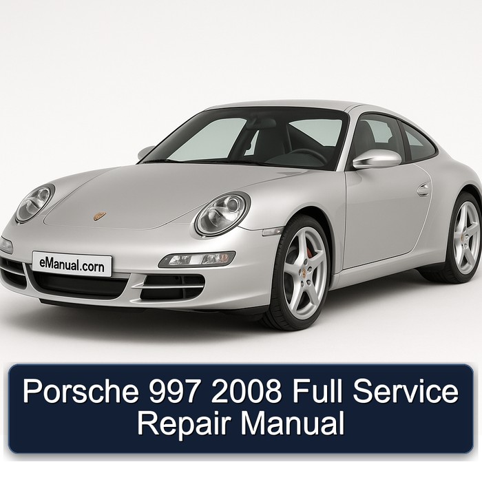 Porsche 997 2008 Full Manual de servicio y reparación