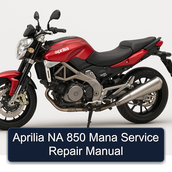 Aprilia NA 850 Mana Manual de servicio y reparación
