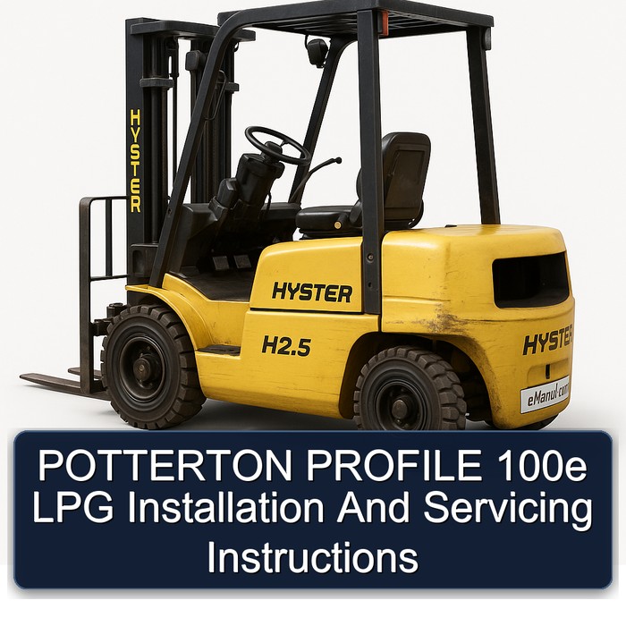 POTTERTON PROFILE 100e LPG Installation And Servicing Instructions