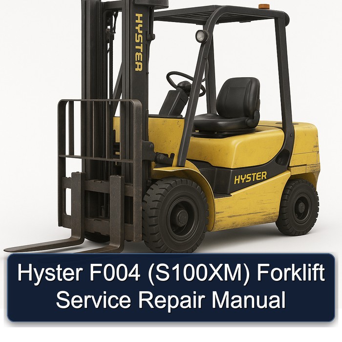 Manual de Servicio y Reparación de la Carretilla Elevadora Hyster F004 (S100XM)