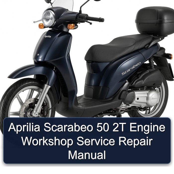 Aprilia Scarabeo 50 2T Engine Workshop Manual de servicio y reparación