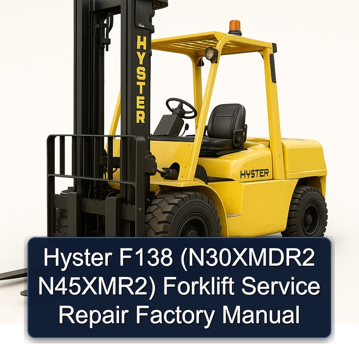 Manual de Servicio y Reparación de la Carretilla Elevadora Hyster F138 (N30XMDR2 N45XMR2)