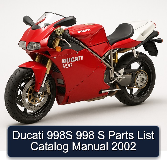Ducati 998S 998 S Parts List Catalog Manual 2002