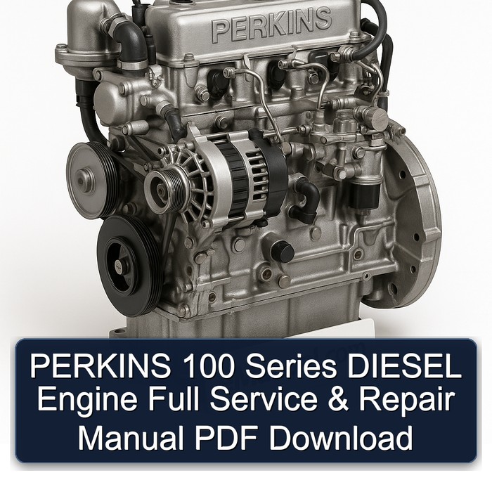 Manual de Servicio y Reparación Completo para Motores Diésel Perkins Serie 100 (PDF)