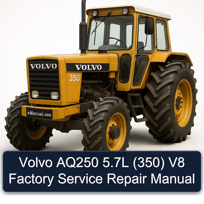 Volvo AQ250 5.7L (350) V8 Factory Service Repair Manual